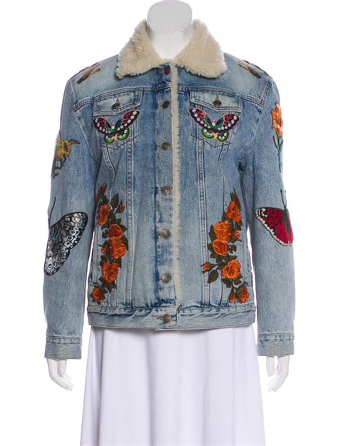 gucci jacket womens 2018|Gucci denim jacket women.